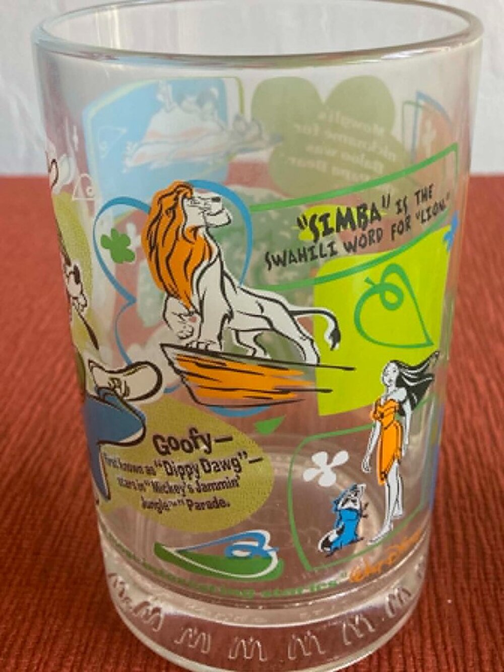 New Walt Disney McDonalds 2002 100 Years of Magic Glasses Tumblers Set of 4 - Picture 6 of 16